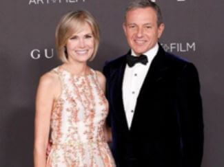 Mimi Iger's son, Bob Iger, with his wife.